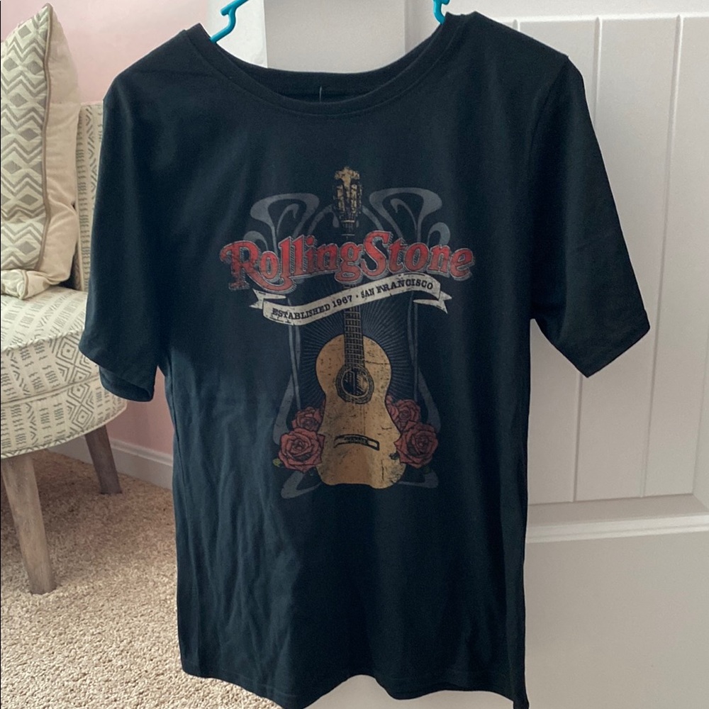 The Rolling Stones Black and Gold Kids Tee